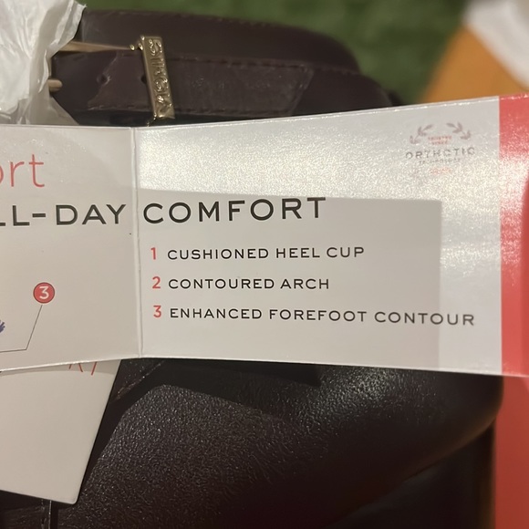 Vionic Upton Leather Ankle Boots Orthaheel Zip Deco Buckle new - Picture 12 of 15